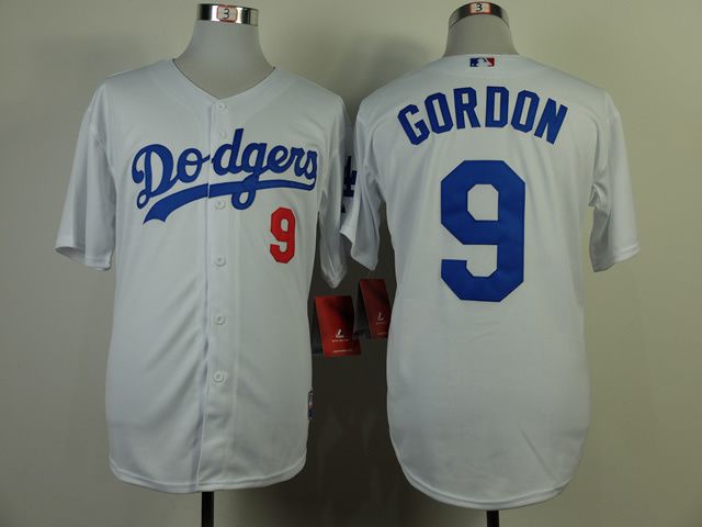 Men Los Angeles Dodgers #9 Gordon White MLB Jerseys->los angeles dodgers->MLB Jersey